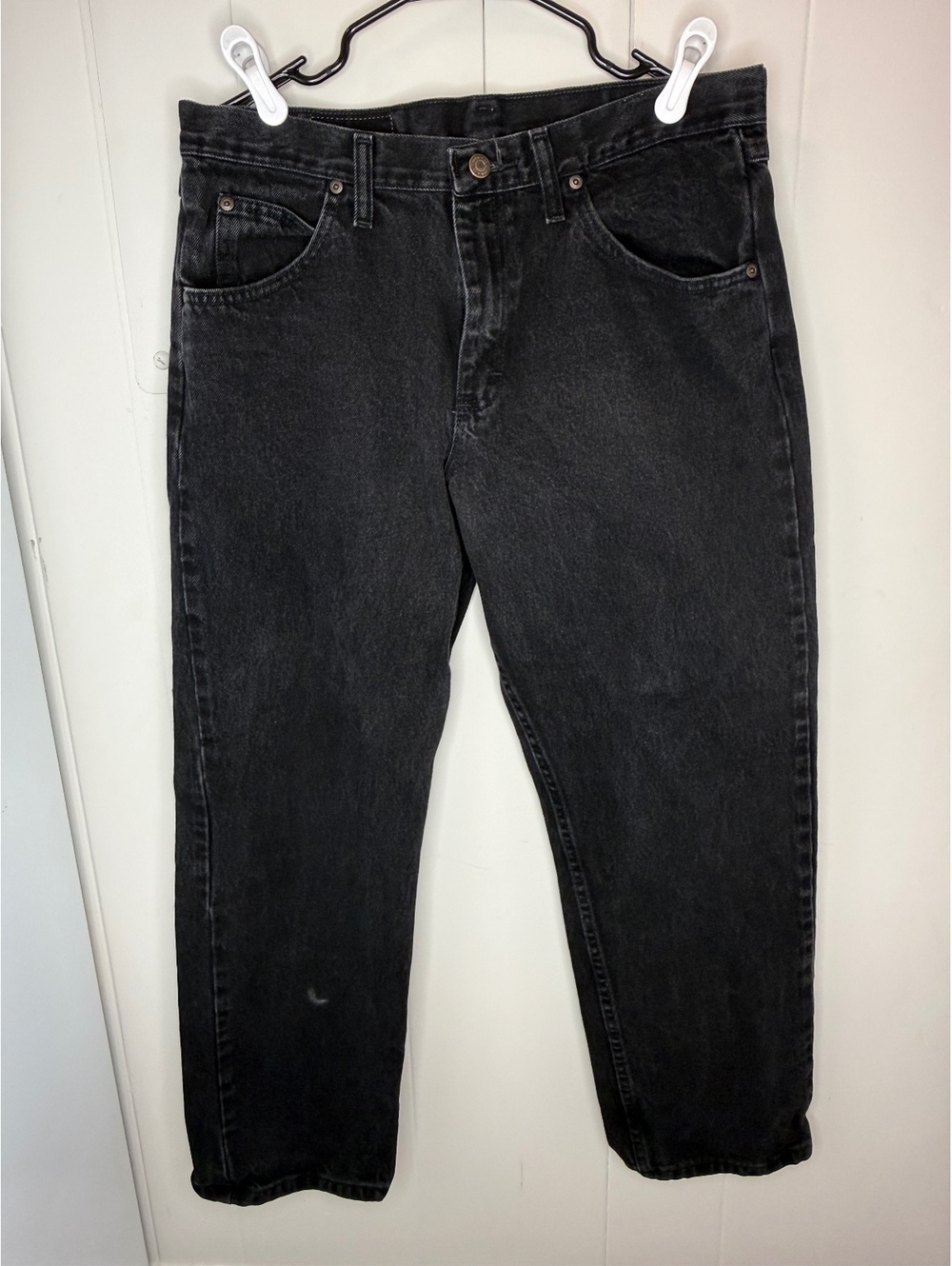 Wrangler Men's Black 100% Cotton Jeans Size 33x30 Classic Fit